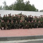 С военно-патриотическим клубом "Воин" на базе 23 отряда специального назначения Внутренних Войск.