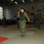 Затем состоялись покзательные выступления 33 отряда специального назначения внутренних войск "Пересвет"
